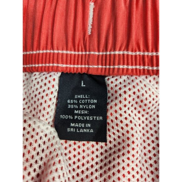 Mens Dark Melon Swimwear Shorts With Drawstring Waist & Pocket size L - Picture 4 of 8